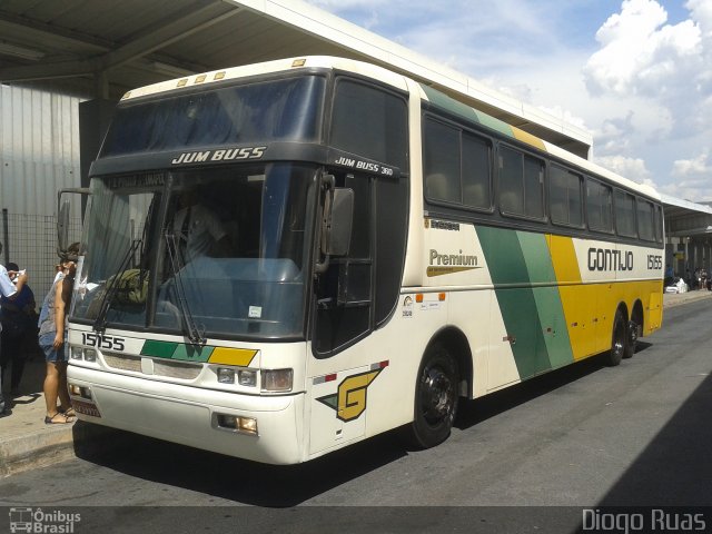 Empresa Gontijo de Transportes 15155 na cidade de Belo Horizonte, Minas Gerais, Brasil, por Diogo Ruas. ID da foto: 2405408.