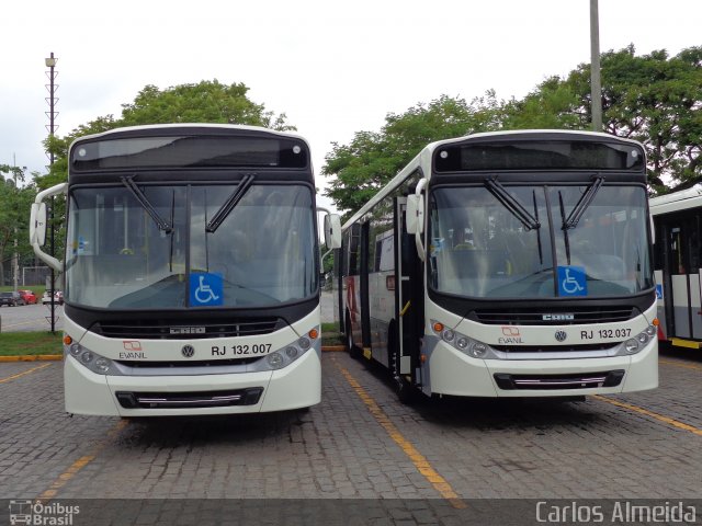 Evanil Transportes e Turismo RJ 132.007 na cidade de Nova Iguaçu, Rio de Janeiro, Brasil, por Carlos Almeida. ID da foto: 2405896.