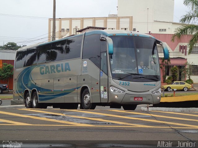 Viação Garcia 7352 na cidade de Londrina, Paraná, Brasil, por Altair Júnior. Número da foto: #2405841.