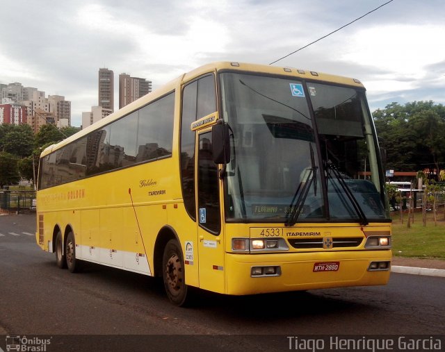 Viação Itapemirim 45331 na cidade de Ribeirão Preto, São Paulo, Brasil, por Tiago Henrique Garcia dos Santos. ID da foto: 2407120.