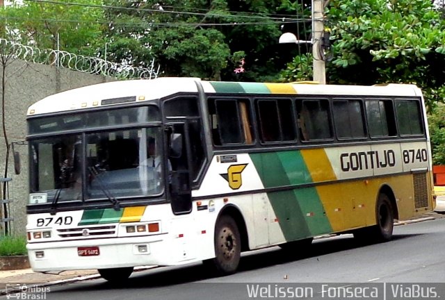 Empresa Gontijo de Transportes 8740 na cidade de Contagem, Minas Gerais, Brasil, por Welisson Fonseca. ID da foto: 2405886.