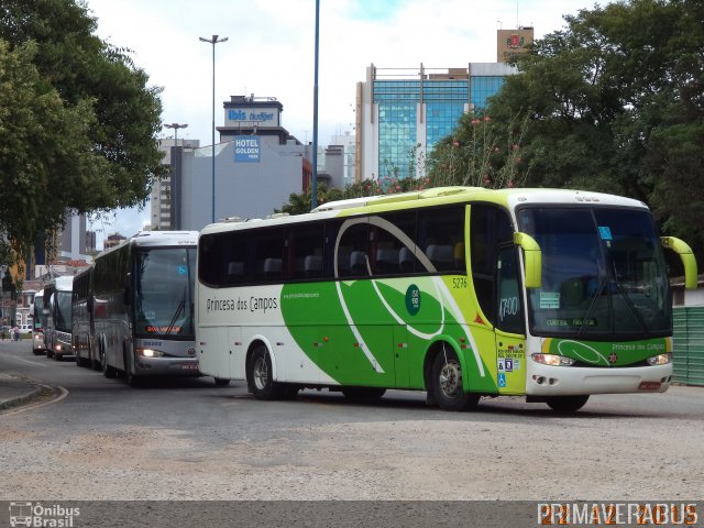 Expresso Princesa dos Campos 5276 na cidade de Curitiba, Paraná, Brasil, por Alexandre Rodrigo. ID da foto: 2406778.