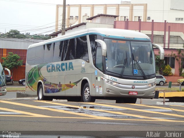 Viação Garcia 7296 na cidade de Londrina, Paraná, Brasil, por Altair Júnior. Número da foto: #2405834.