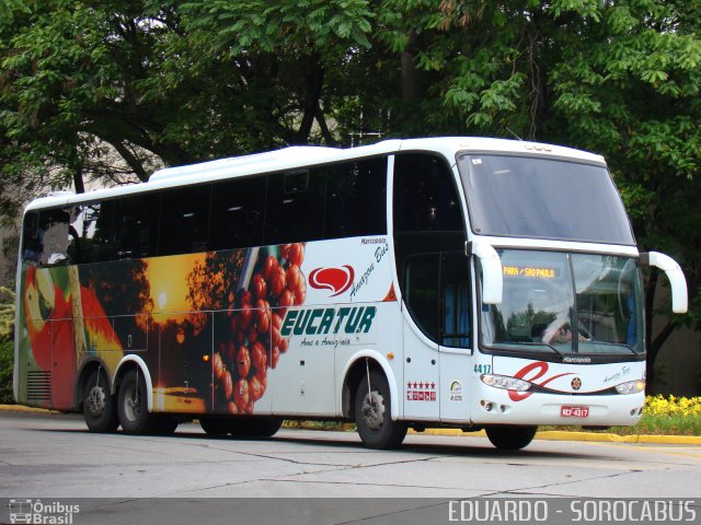 Eucatur - Empresa União Cascavel de Transportes e Turismo 4417 na cidade de São Paulo, São Paulo, Brasil, por EDUARDO - SOROCABUS. Número da foto: #2405633.