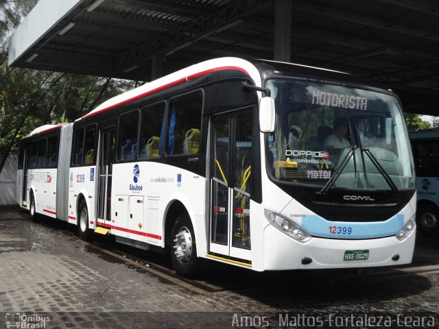 Auto Viação São José 12399 na cidade de Fortaleza, Ceará, Brasil, por Amós  Mattos. Número da foto: #2407521.