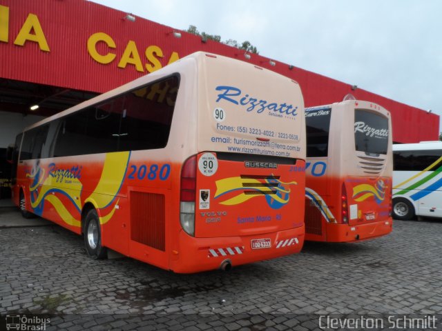 Rizzatti Turismo 2080 na cidade de Venâncio Aires, Rio Grande do Sul, Brasil, por Cleverton Schmitt. ID da foto: 2409259.