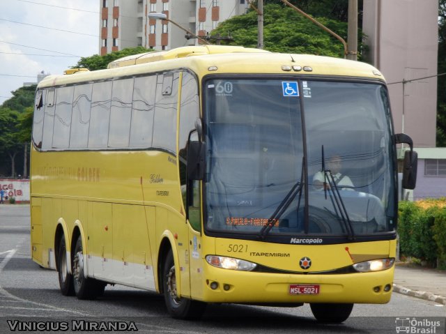 Viação Itapemirim 5021 na cidade de São José dos Campos, São Paulo, Brasil, por Vinicius Miranda. Número da foto: #2407865.