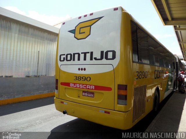 Empresa Gontijo de Transportes 3890 na cidade de Belo Horizonte, Minas Gerais, Brasil, por Maurício Nascimento. ID da foto: 2409764.