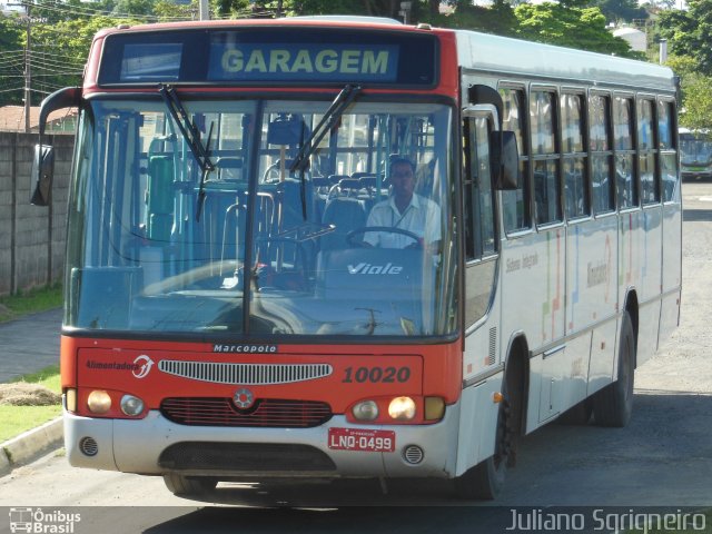 Auto Viação Beira Rio 10020 na cidade de Piracicaba, São Paulo, Brasil, por Juliano Sgrigneiro. Número da foto: #2409584.