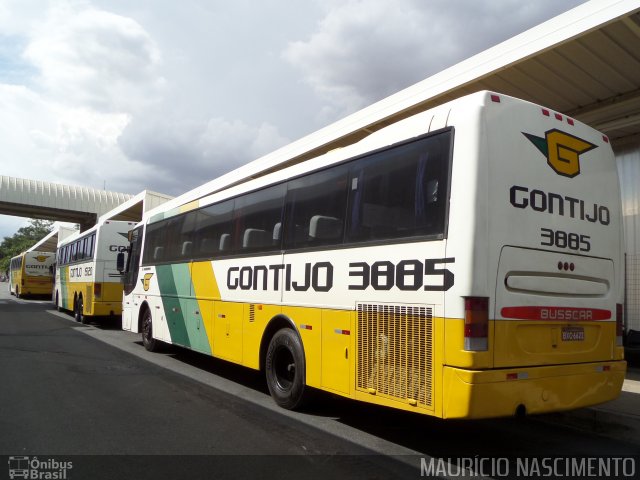 Empresa Gontijo de Transportes 3885 na cidade de Belo Horizonte, Minas Gerais, Brasil, por Maurício Nascimento. ID da foto: 2409793.