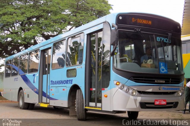 Transnorte - Transporte e Turismo Norte de Minas 87100 na cidade de Bocaiúva, Minas Gerais, Brasil, por Carlos Eduardo Lopes. ID da foto: 2408132.