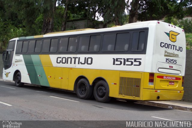 Empresa Gontijo de Transportes 15155 na cidade de Belo Horizonte, Minas Gerais, Brasil, por Maurício Nascimento. ID da foto: 2409750.