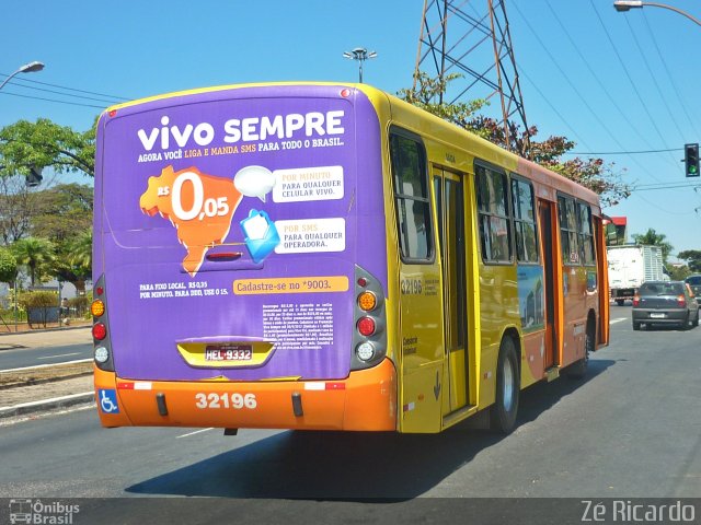 Transvia Transporte Coletivo 32196 na cidade de Contagem, Minas Gerais, Brasil, por Zé Ricardo Reis. ID da foto: 2408251.