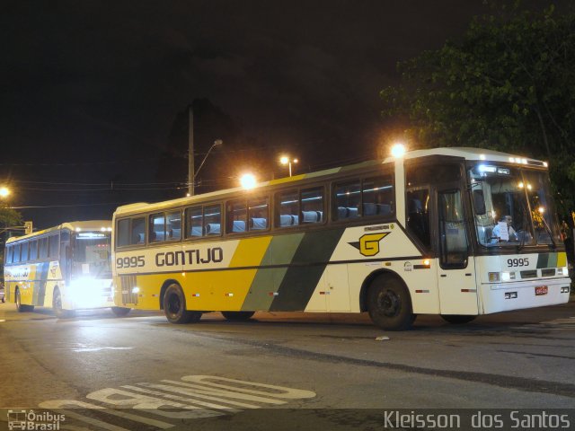 Empresa Gontijo de Transportes 9995 na cidade de Belo Horizonte, Minas Gerais, Brasil, por Kleisson  dos Santos. ID da foto: 2408032.