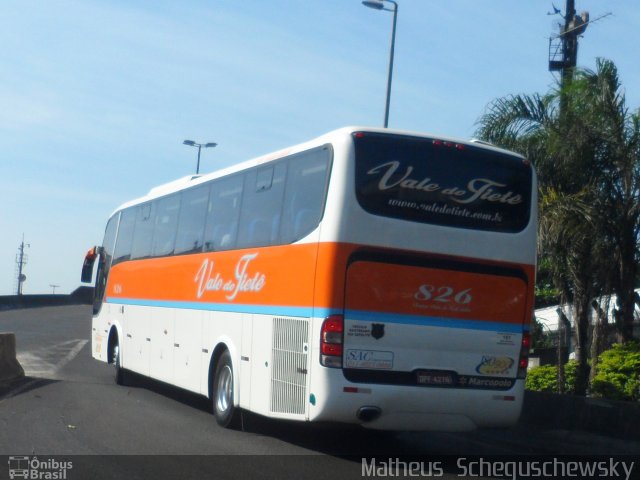 Viação Vale do Tietê 826 na cidade de Santos, São Paulo, Brasil, por Matheus  Scheguschewsky. ID da foto: 2409190.