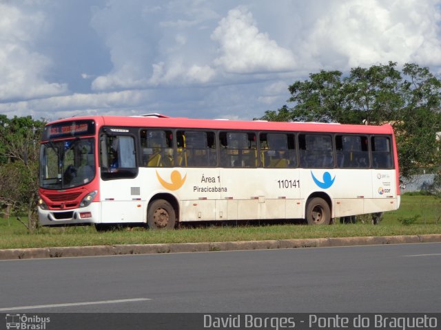 Viação Piracicabana Distrito Federal 110141 na cidade de Lago Norte, Distrito Federal, Brasil, por David Borges. ID da foto: 2409831.