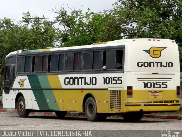 Empresa Gontijo de Transportes 10155 na cidade de Vitória da Conquista, Bahia, Brasil, por João Victor. ID da foto: 2454136.