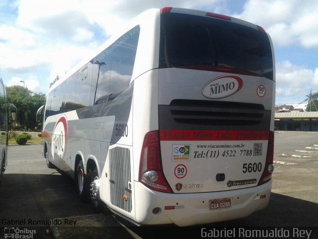 Viação Mimo 5600 na cidade de Poços de Caldas, Minas Gerais, Brasil, por Gabriel Romualdo Rey . Número da foto: #2454470.