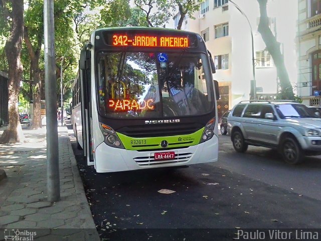 Viação Pavunense B32613 na cidade de Rio de Janeiro, Rio de Janeiro, Brasil, por Paulo Vitor Lima. Número da foto: #2453817.