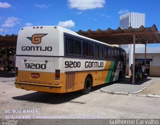 Empresa Gontijo de Transportes 9200 na cidade de Paulo Afonso, Bahia, Brasil, por Guilherme Carvalho. Número da foto: #2454141.