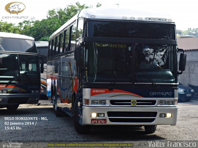 Centauro Turismo 2800 na cidade de Belo Horizonte, Minas Gerais, Brasil, por Valter Francisco. Número da foto: #2454970.