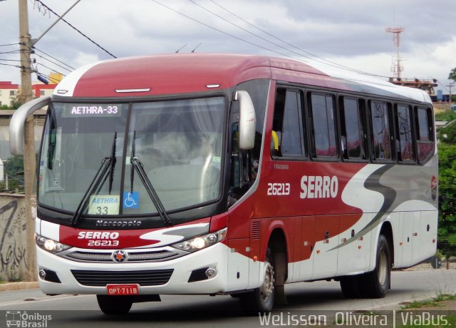 Viação Serro 26213 na cidade de Contagem, Minas Gerais, Brasil, por Welisson  Oliveira. Número da foto: #2453866.