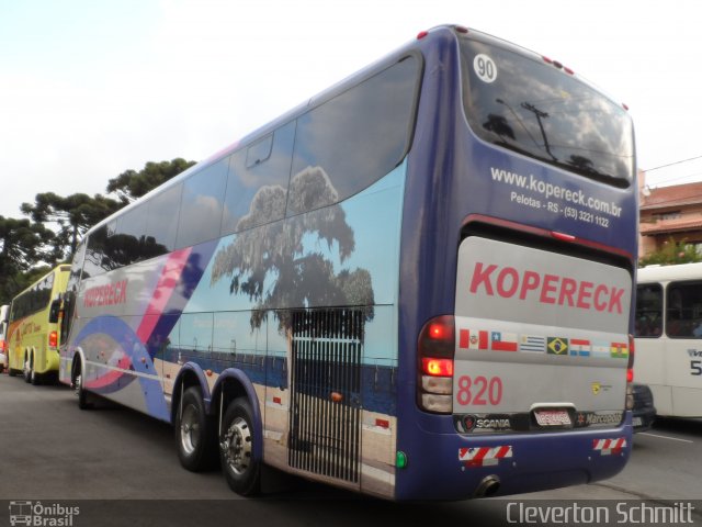 Kopereck Turismo 820 na cidade de Caxias do Sul, Rio Grande do Sul, Brasil, por Cleverton Schmitt. Número da foto: #2453514.