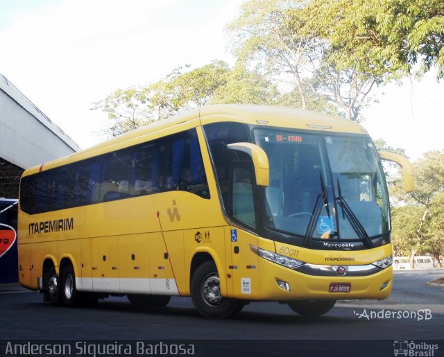 Viação Itapemirim 60011 na cidade de Vitória, Espírito Santo, Brasil, por Anderson Siqueira Barbosa. ID da foto: 2470634.