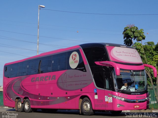 Viação Garcia 7239 na cidade de São Paulo, São Paulo, Brasil, por Sandro Alves. ID da foto: 2470466.