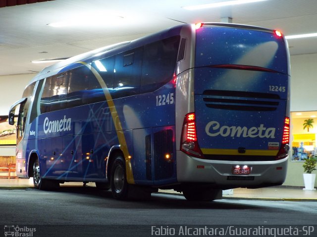 Viação Cometa 12245 na cidade de Guaratinguetá, São Paulo, Brasil, por Fabio Alcantara. Número da foto: #2472003.