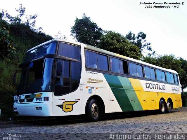 Empresa Gontijo de Transportes 11400 na cidade de João Monlevade, Minas Gerais, Brasil, por Antonio Carlos Fernandes. ID da foto: 2472303.