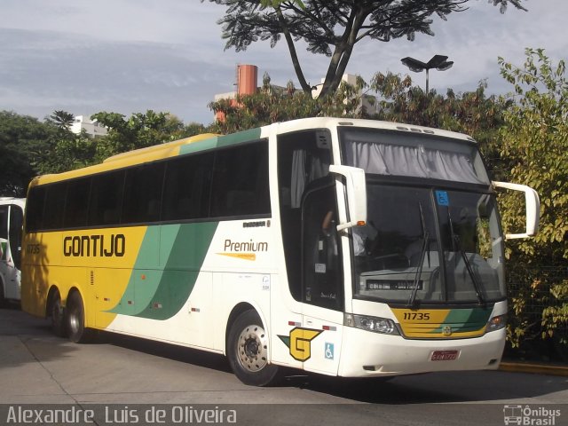 Empresa Gontijo de Transportes 11735 na cidade de São Paulo, São Paulo, Brasil, por Alexandre  Luis de Oliveira. Número da foto: #2474646.