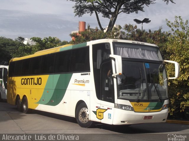 Empresa Gontijo de Transportes 11735 na cidade de São Paulo, São Paulo, Brasil, por Alexandre  Luis de Oliveira. ID da foto: 2474646.