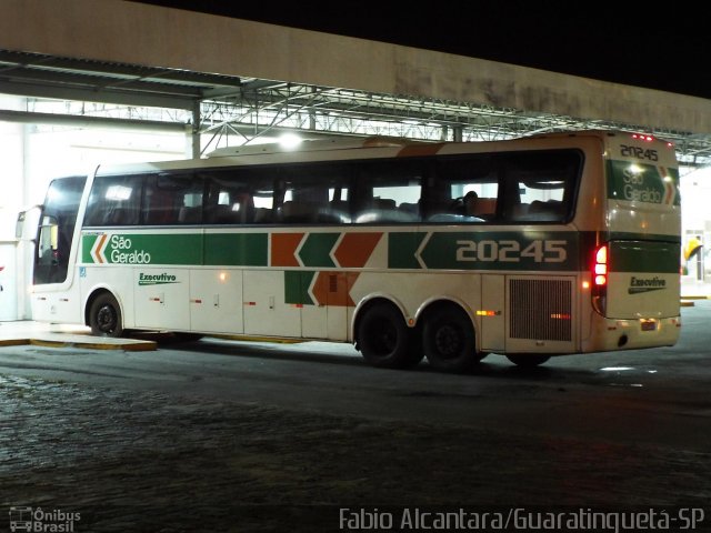 Cia. São Geraldo de Viação 20245 na cidade de Roseira, São Paulo, Brasil, por Fabio Alcantara. Número da foto: #2473723.