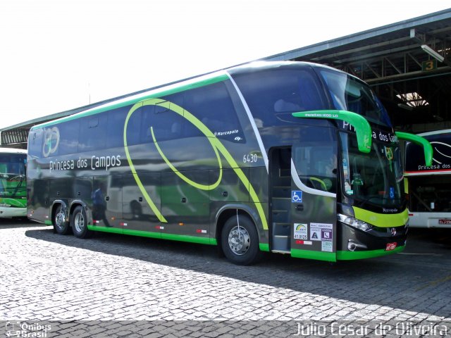 Expresso Princesa dos Campos 6430 na cidade de Ponta Grossa, Paraná, Brasil, por Júlio César de Oliveira. Número da foto: #2476313.