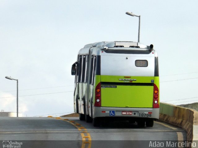 Pampulha Transportes > Plena Transportes 10708 na cidade de Belo Horizonte, Minas Gerais, Brasil, por Adão Raimundo Marcelino. ID da foto: 2475803.