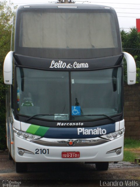 Planalto Transportes 2101 na cidade de Uruguaiana, Rio Grande do Sul, Brasil, por Leandro Melo Valls. ID da foto: 2476606.