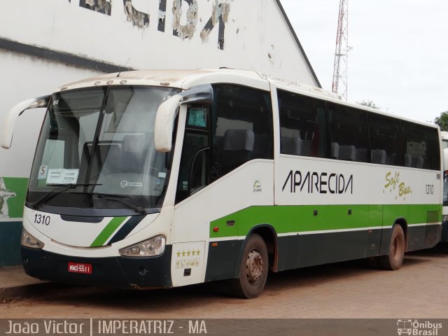 Viação Nossa Senhora Aparecida 1310 na cidade de Imperatriz, Maranhão, Brasil, por João Victor. ID da foto: 2475926.