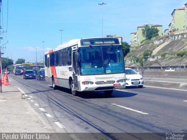 Evanil Transportes e Turismo RJ 132.018 na cidade de Rio de Janeiro, Rio de Janeiro, Brasil, por Paulo Vitor Lima. Número da foto: #2477705.