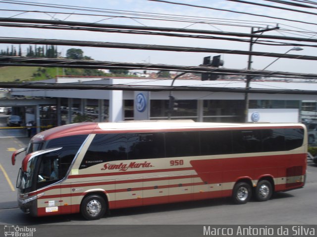 Santa Maria Fretamento e Turismo > Transportes Santa Maria(SP) 950 na cidade de São Bernardo do Campo, São Paulo, Brasil, por Marco Antonio da Silva. Número da foto: #2477672.
