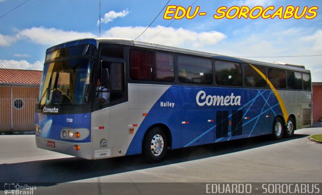 Viação Cometa 7708 na cidade de Aparecida, São Paulo, Brasil, por EDUARDO - SOROCABUS. Número da foto: #2479007.