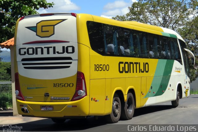 Empresa Gontijo de Transportes 18500 na cidade de Montes Claros, Minas Gerais, Brasil, por Carlos Eduardo Lopes. Número da foto: #2477993.