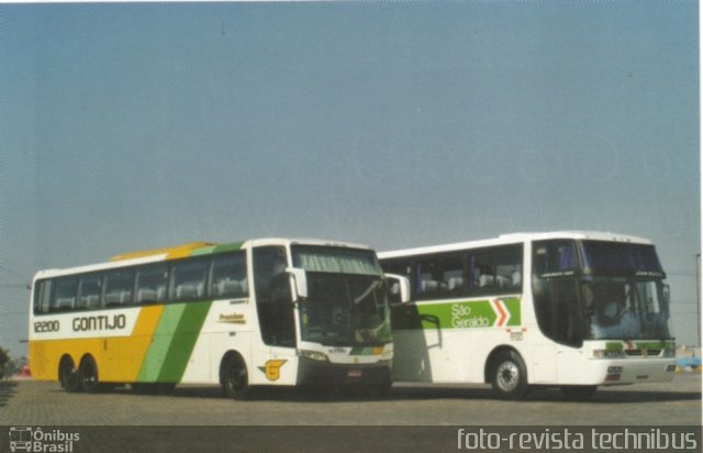 Empresa Gontijo de Transportes 12200 na cidade de Belo Horizonte, Minas Gerais, Brasil, por Marco Antonio da Silva. ID da foto: 2477666.