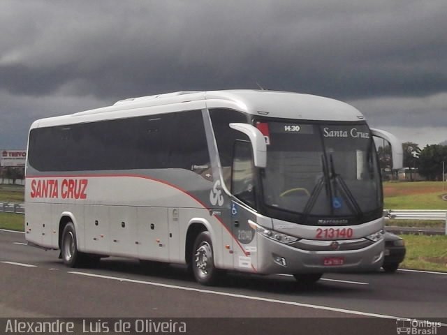 Viação Santa Cruz 213140 na cidade de Botucatu, São Paulo, Brasil, por Alexandre  Luis de Oliveira. Número da foto: #2478472.