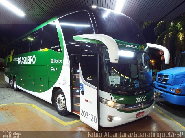 Expresso Brasileiro 203120 na cidade de Guaratinguetá, São Paulo, Brasil, por Fabio Alcantara. Número da foto: #2477554.
