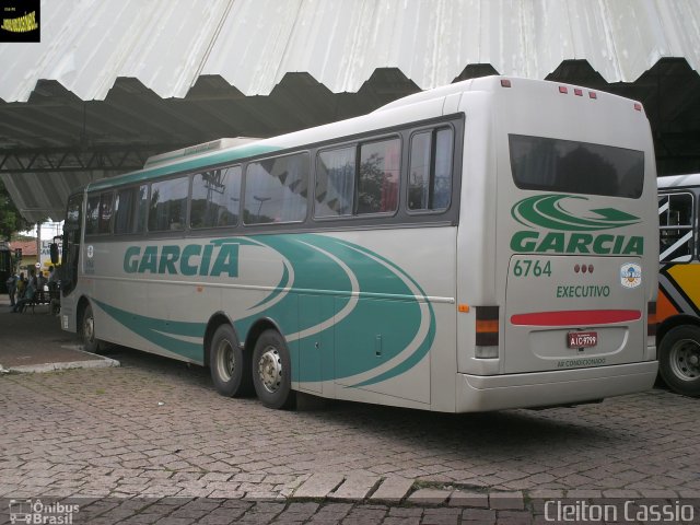Viação Garcia 6764 na cidade de Indaiatuba, São Paulo, Brasil, por Cleiton Cassio. Número da foto: #2478600.