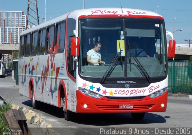 Play Bus Turismo 3050 na cidade de São Paulo, São Paulo, Brasil, por Cristiano Soares da Silva. Número da foto: #2477657.
