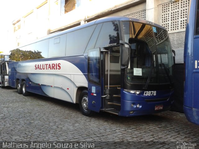 Viação Salutaris e Turismo 13878 na cidade de Valença, Rio de Janeiro, Brasil, por Matheus Ângelo Souza e Silva. Número da foto: #2480589.