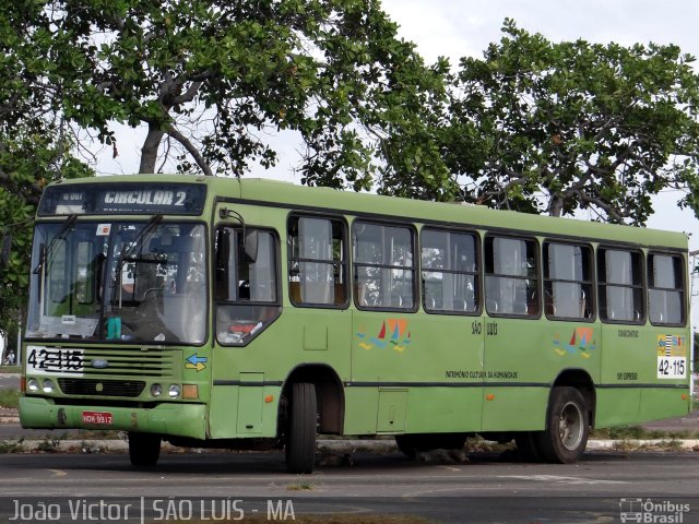 1001 Expresso 42-115 na cidade de São Luís, Maranhão, Brasil, por João Victor. ID da foto: 2480167.