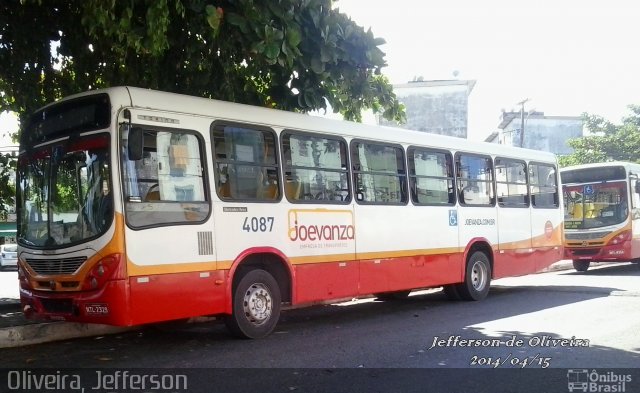 Empresa de Transportes Joevanza 4087 na cidade de Salvador, Bahia, Brasil, por Jefferson Oliveira. ID da foto: 2480511.